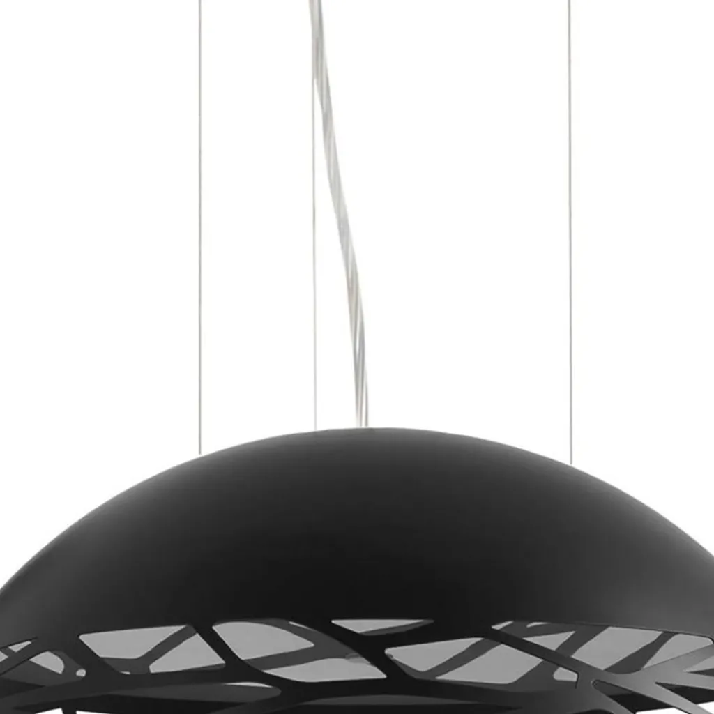 Straluma Hanglamp Kelly Dome zwart 60cm> Eettafellampen|Woonkamerlampen