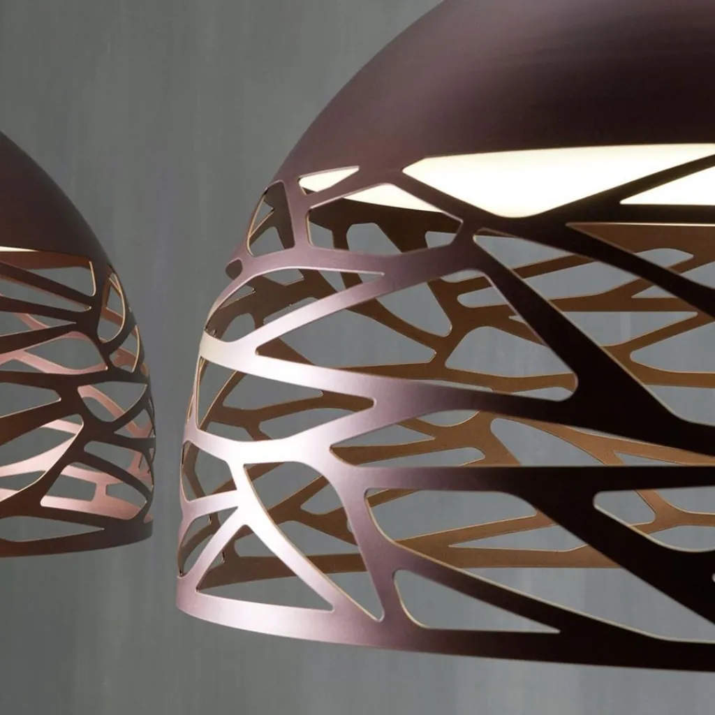 Straluma Hanglamp Kelly koepel brons 50cm> Eettafellampen|Woonkamerlampen