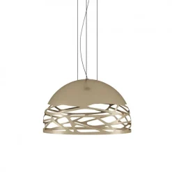 Straluma Hanglamp Kelly koepel 50cm champagne> Eettafellampen|Woonkamerlampen