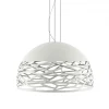 Straluma Hanglamp Kelly koepel 80cm wit> Eettafellampen|Woonkamerlampen