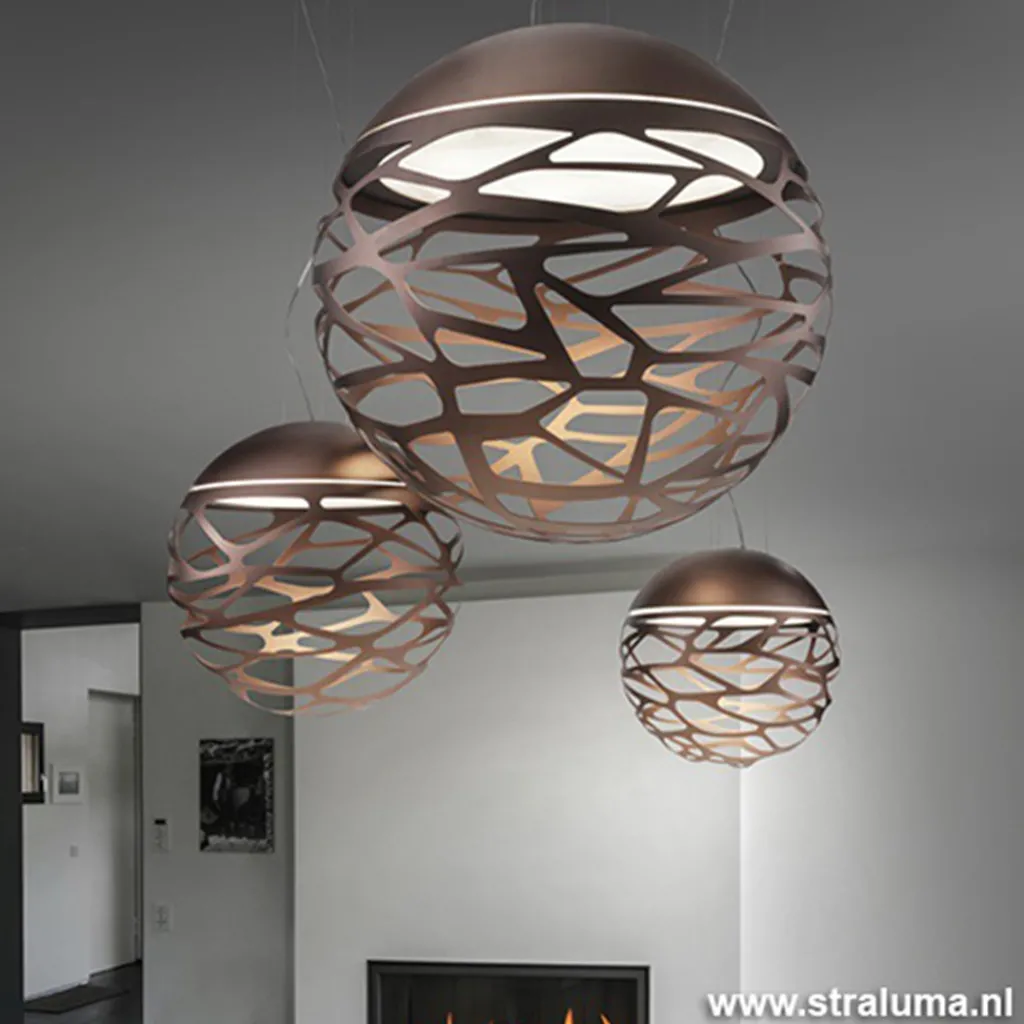 Straluma Hanglamp Kelly Sphere brons 40cm> Eettafellampen|Videverlichting