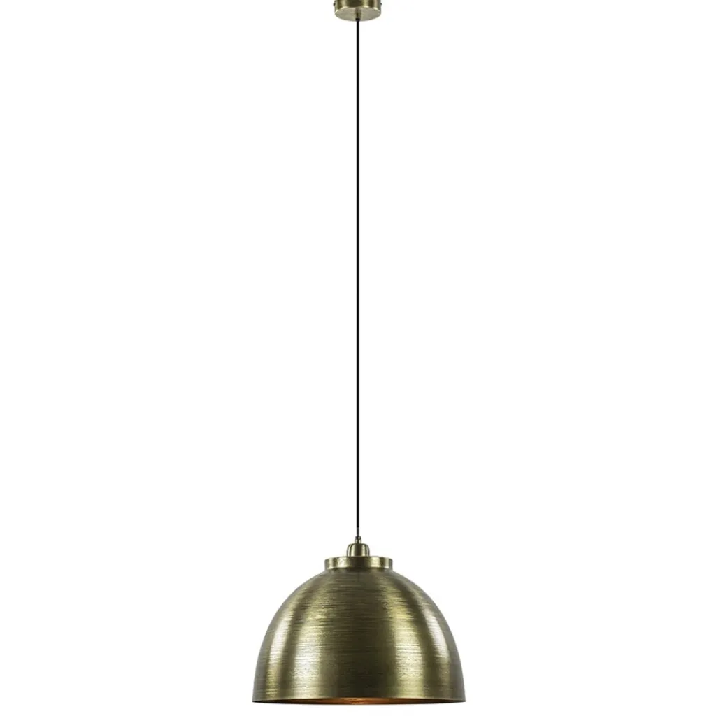 Straluma Hanglamp Kylie oud brons metaal 45 cm> Eettafellampen|Light and Living