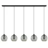 Straluma Hanglamp 5L balk + smoke glas 160cm> Eettafellampen|Pendel Lampen