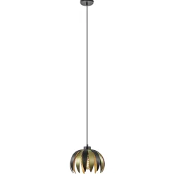 Straluma Hanglamp leaves mat zwart met goud> Kantoorverlichting|Hanglampen