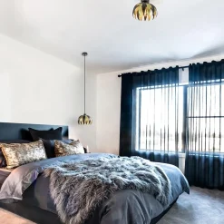 Straluma Hanglamp leaves mat zwart met goud><noscript><img width=