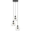Straluma Hanglamp 3-lichts rond glas helder 25 cm> Videverlichting|Pendel Lampen