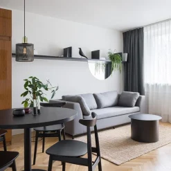 Straluma Hanglamp mat zwarte kap cilinder met goud><noscript><img width=