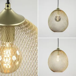 Straluma Hanglamp Moroc goud 30cm><noscript><img width=