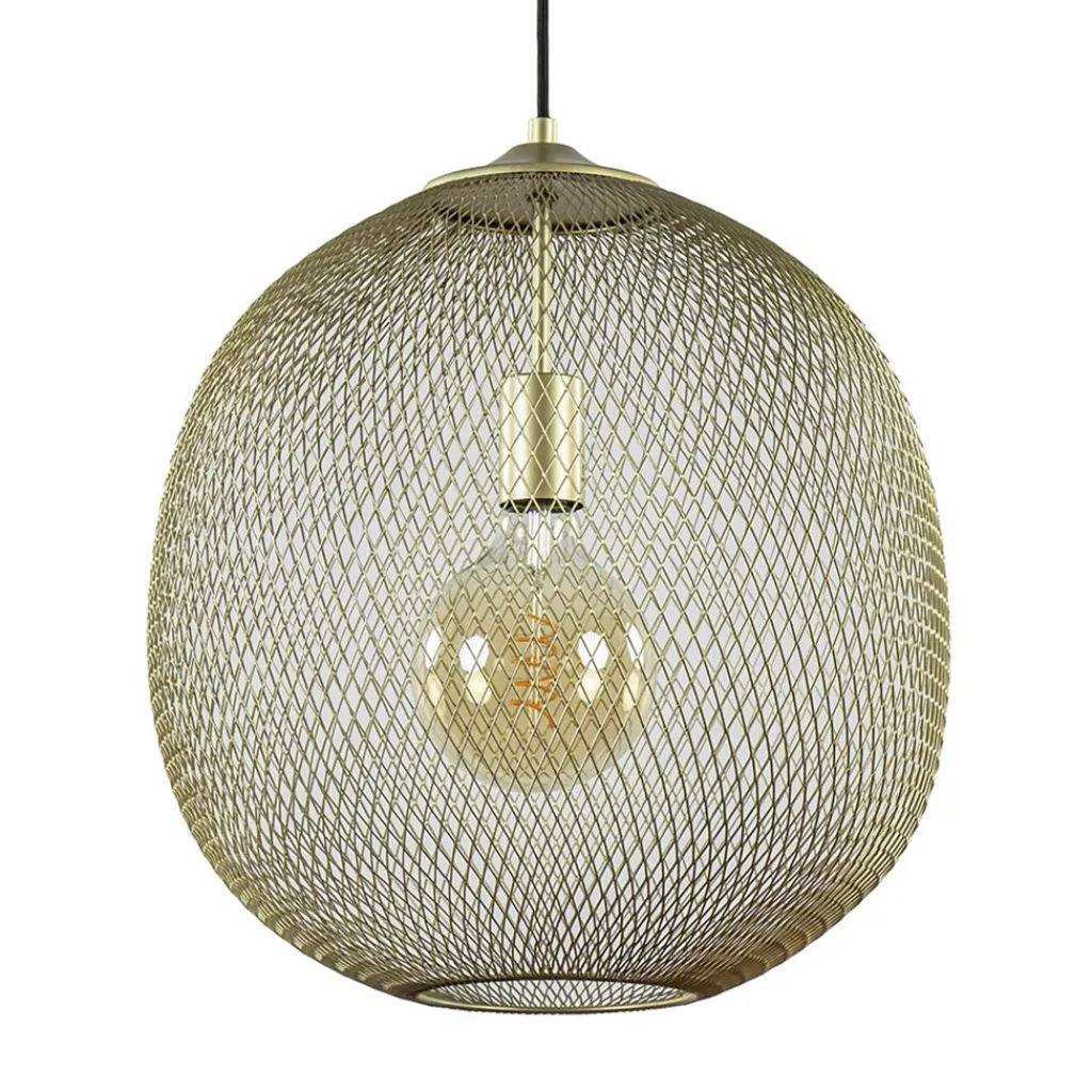 Straluma Hanglamp Moroc Light and Living goud> Draadlampen|Light and Living