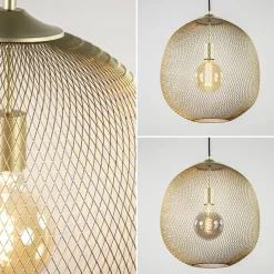 Straluma Hanglamp Moroc Light and Living goud><noscript><img width=