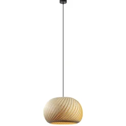 Straluma Hanglamp Nature 40cm hout naturel> Eettafellampen|Eetkamerverlichting