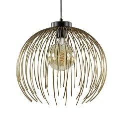 Straluma Hanglamp Nest matgoud/zwart> Eettafellampen|Eetkamerverlichting