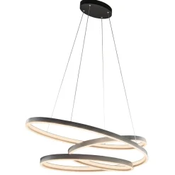 Straluma Hanglamp ovale ringen mat zwart><noscript><img width=