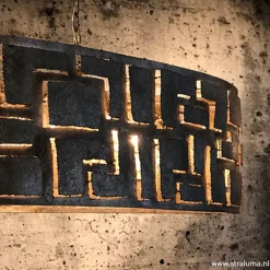 Straluma Hanglamp Pablo ovaal ambachtelijk zilver><noscript><img width=