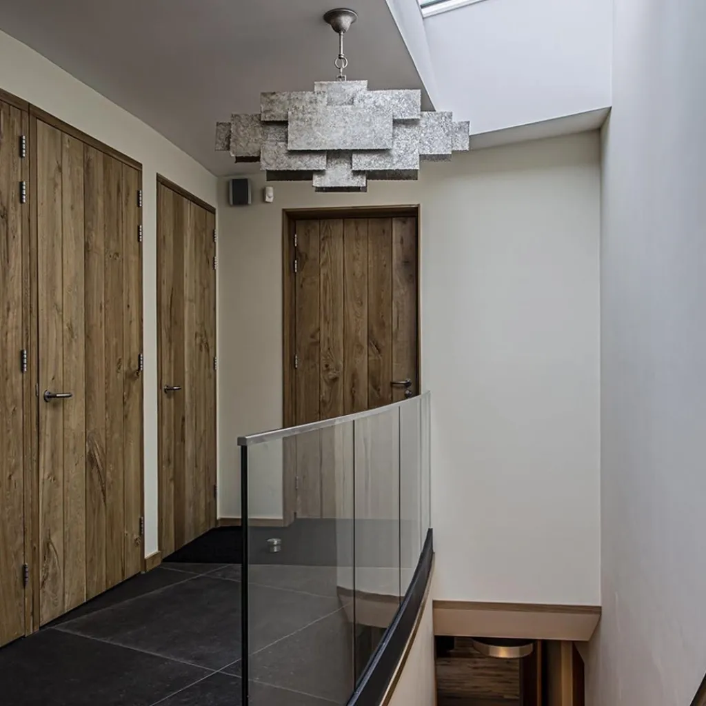 Straluma Hanglamp rechthoek speels antiek zilver> Eettafellampen|Keukenverlichting