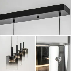 Straluma Hanglamp Salerno 4L zwart/gradient smoke><noscript><img width=