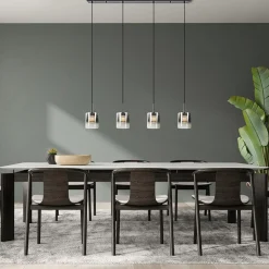 Straluma Hanglamp Salerno 4L zwart/gradient smoke><noscript><img width=