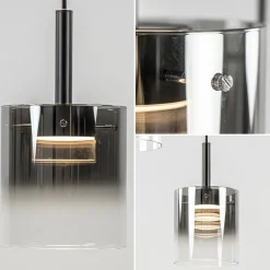 Straluma Hanglamp Salerno 3L zwart/gradient smoke><noscript><img width=