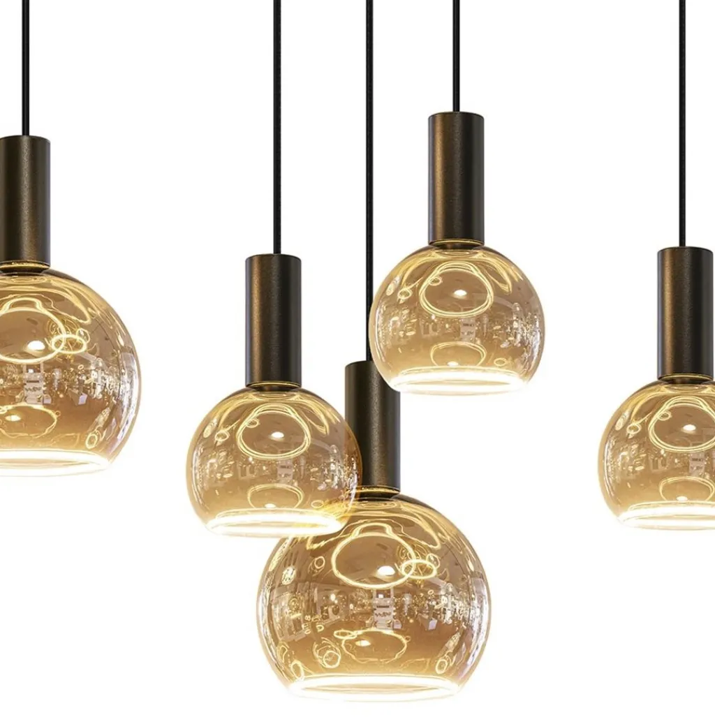 Straluma Hanglamp Segula 8L ovaal zwart> Eettafellampen|Kantoorverlichting