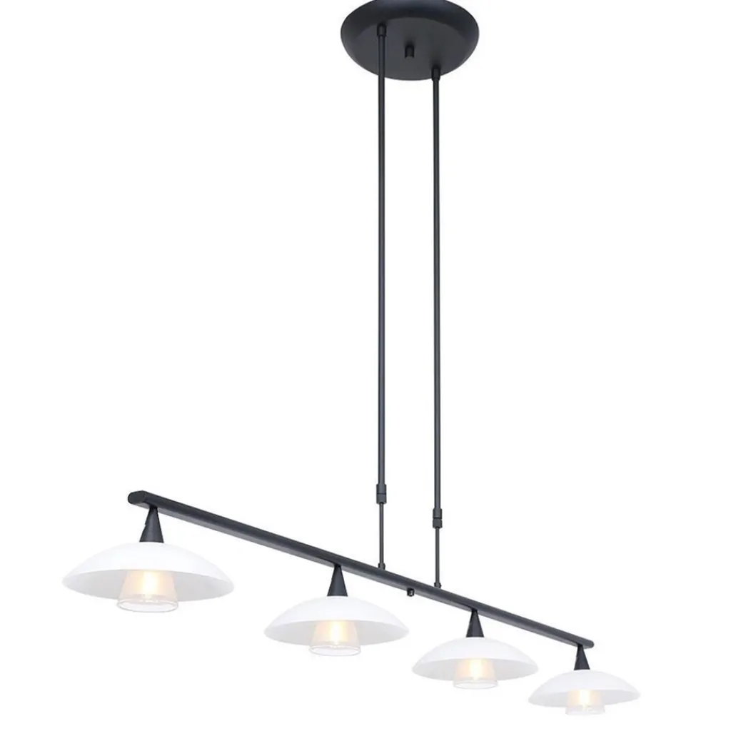 Straluma Hanglamp Sovereign 4l zwart met dimmer> Hanglampen|Eettafellampen