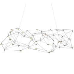 Straluma Hanglamp Universe staal 125+2x downlight> Hanglampen|Eettafellampen