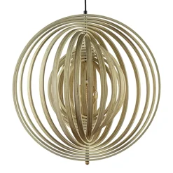 Straluma Hanglamp Woody 59 hout naturel> Eettafellampen|Woonkamerlampen