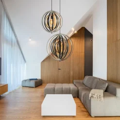 Straluma Hanglamp Woody 59 zwart/naturel hout><noscript><img width=