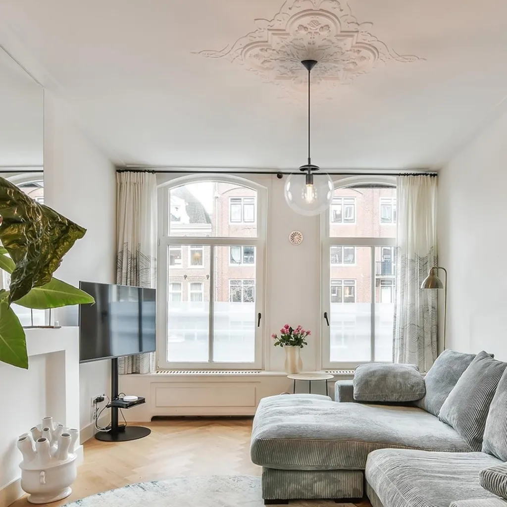 Straluma Hanglamp zwart met helder glazen bol 30 cm> Woonkamerlampen|Slaapkamerlampen