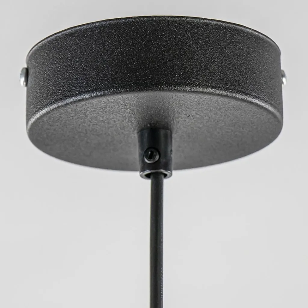 Straluma Hanglamp zwart met opaal wit glas 30 cm> Keukenverlichting|Eetkamerverlichting