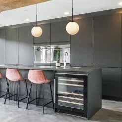 Straluma Hanglamp zwart met opaal wit glas 30 cm><noscript><img width=