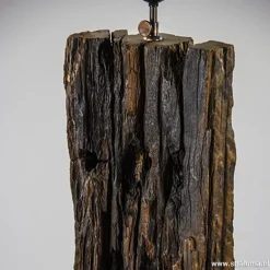 Straluma Houten vloerlamp met brons excl. kap><noscript><img width=