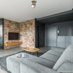 Straluma Industriele wand/plafondspot hout metaal><noscript><img width=