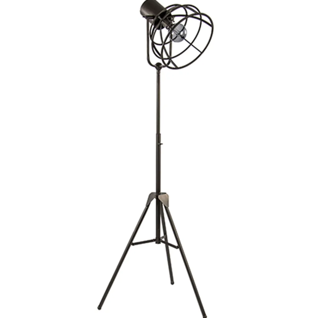 Straluma Industriële driepoot vloerlamp Givan> Driepoot lampen|Light and Living