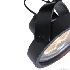 Straluma Industriële plafondspot zwart inclusief LED> Plafondlampen|Opbouwspots
