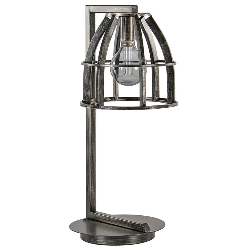 Straluma Industriële tafellamp antiek zwart> Slaapkamerlampen|Halverlichting