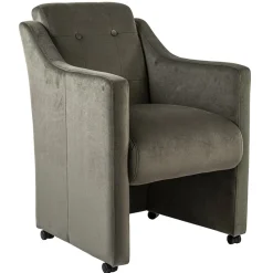 Straluma Klassiek landelijke eetkamerstoel op wieltjes> Eetkamerstoelen