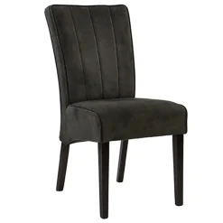 Straluma Klassiek landelijke eetkamerstoel grijs> Eetkamerstoelen