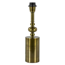 Straluma Klassieke lampvoet Helabima antiek brons excl. kap> Tafellampen|Lampenvoeten