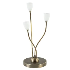 Straluma Klassieke LED tafellamp brons met dim to warm functie> Tafellampen|LED Tafellampen