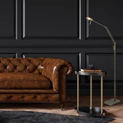 Straluma Klassieke leeslamp met dimbaar LED donker brons><noscript><img width=