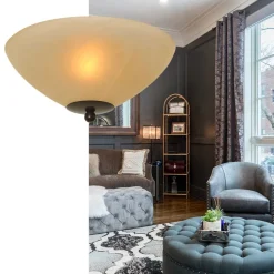 Straluma Klassieke plafonnière Bolzano bruin><noscript><img width=