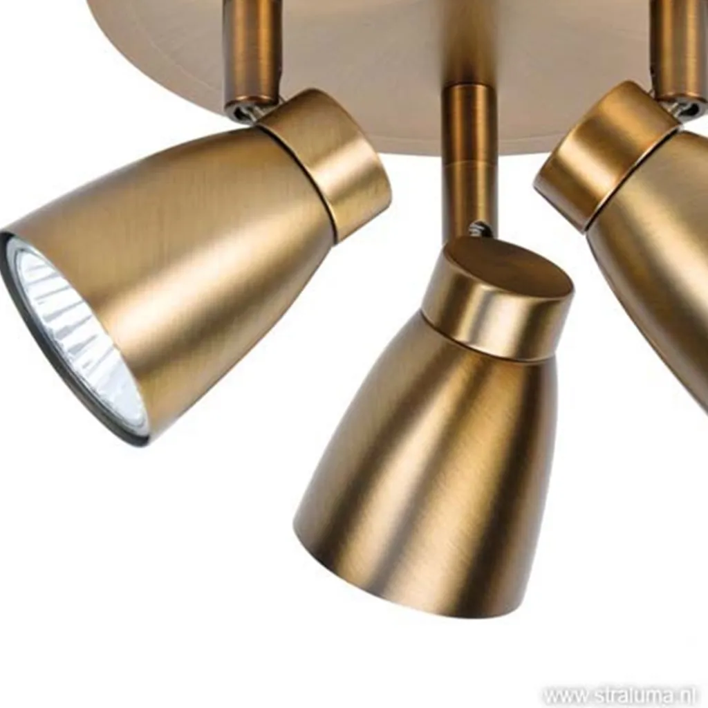 Straluma Klassieke spot Mirage brons 3 lichts> Opbouwspots|Woonkamerlampen