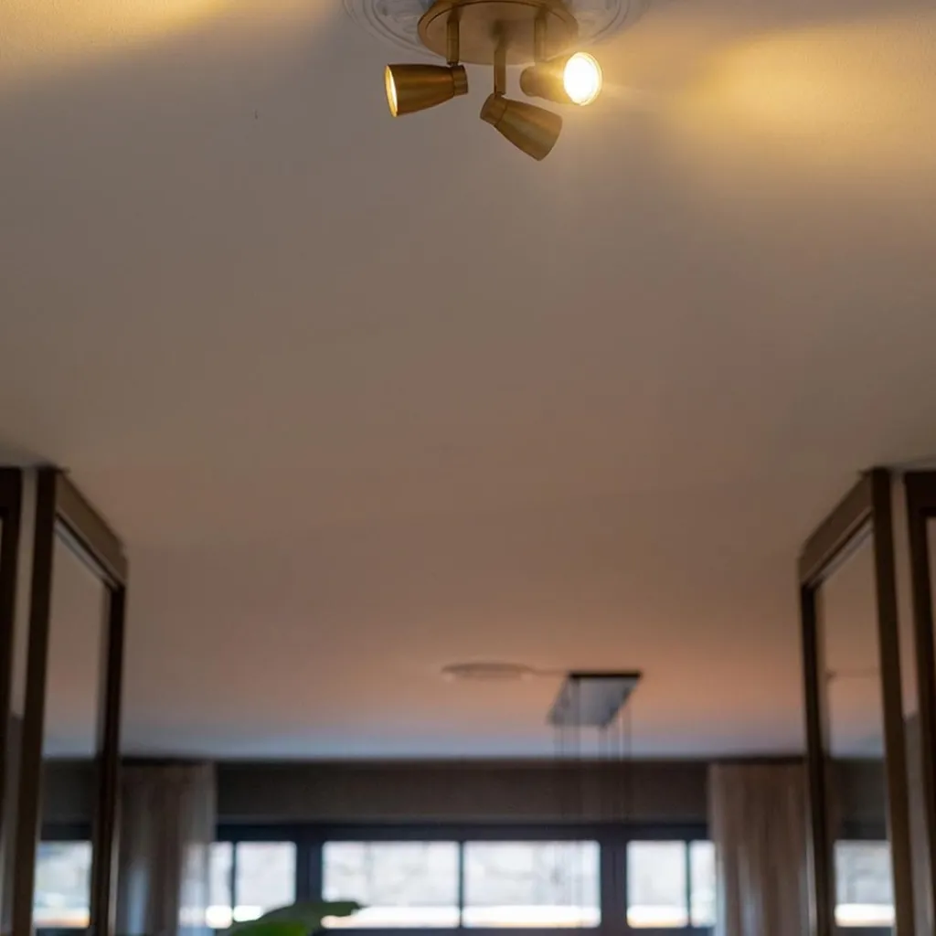 Straluma Klassieke spot Mirage brons 3 lichts> Opbouwspots|Woonkamerlampen