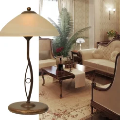 Straluma Klassieke tafellamp Bolzano bruin><noscript><img width=