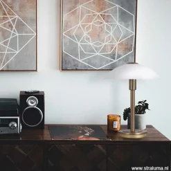 Straluma Klassieke tafellamp brons touchdimmer><noscript><img width=