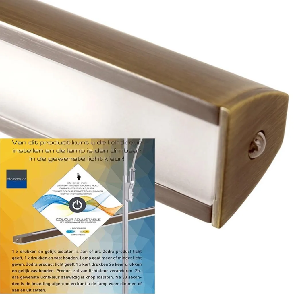 Straluma Klassieke wandlamp schilderij brons met LED> Wandlampen|Kantoorverlichting