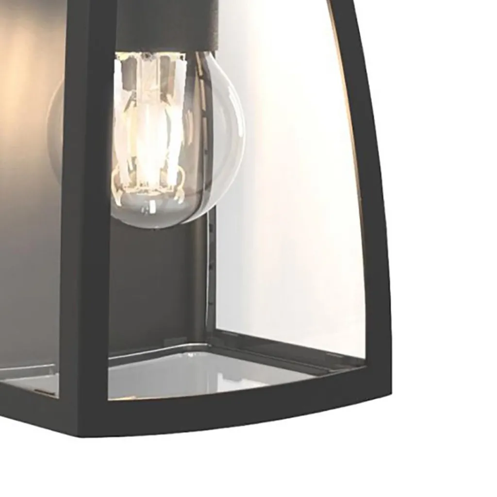 Straluma Kleine buitenlamp lantaarn wand mat zwart> Wandlampen|Buitenlampen