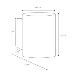Straluma Kleine design wandlamp Xera wit><noscript><img width=