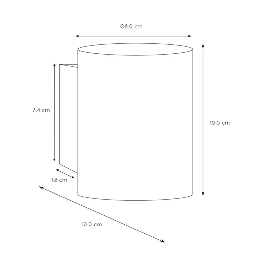 Straluma Kleine design wandlamp Xera wit> Kantoorverlichting|Wandlampen