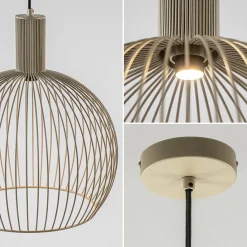 Straluma Kleine hanglamp draad mat zand><noscript><img width=